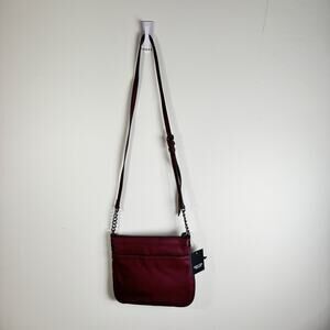 NWT SIMPLY VERA VERA WANG Burgundy Satchel Crossbody bag With Removable Strap